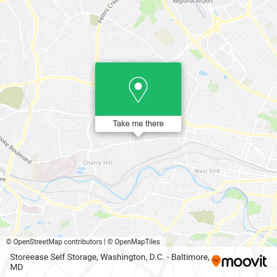Storeease Self Storage map