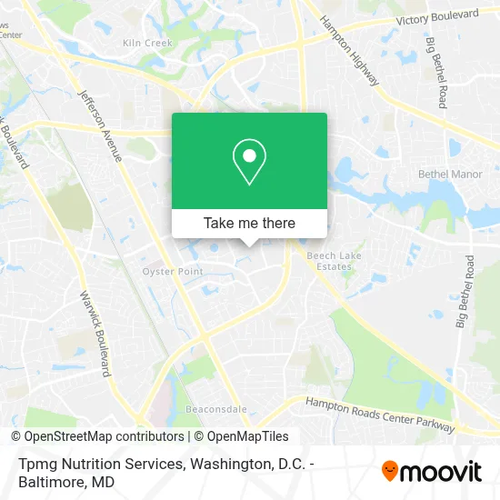 Tpmg Nutrition Services map