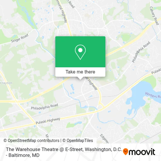 The Warehouse Theatre @ E-Street map