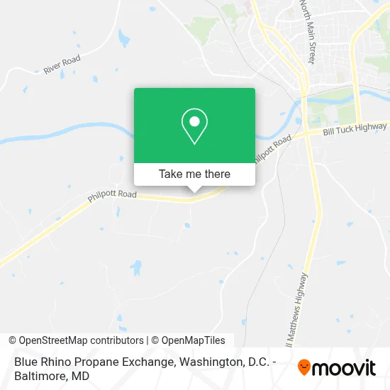 Blue Rhino Propane Exchange map
