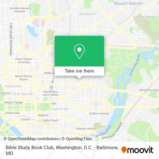 Bible Study Book Club map