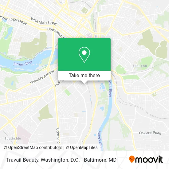 Travail Beauty map