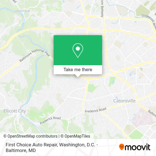 First Choice Auto Repair map