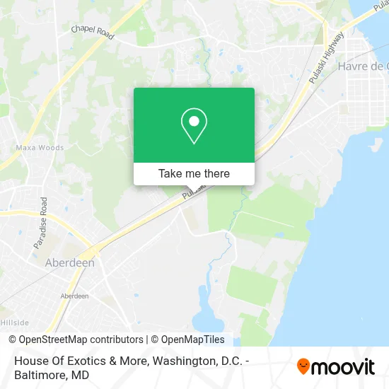 House Of Exotics & More map