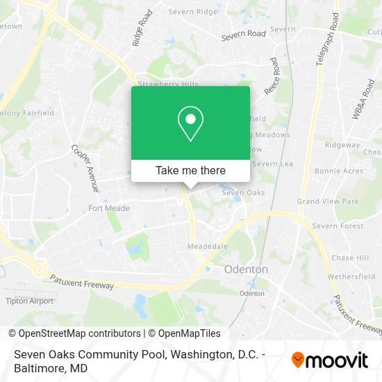Seven Oaks Community Pool map