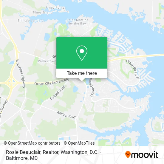 Rosie Beauclair, Realtor map