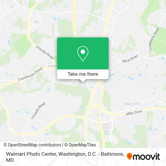 Walmart Photo Center map