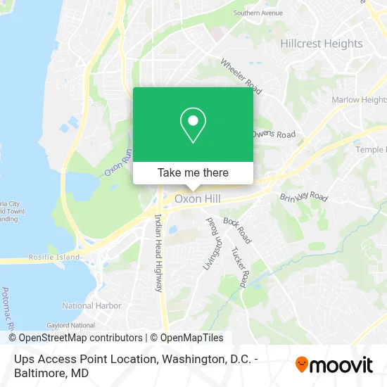 Ups Access Point Location map