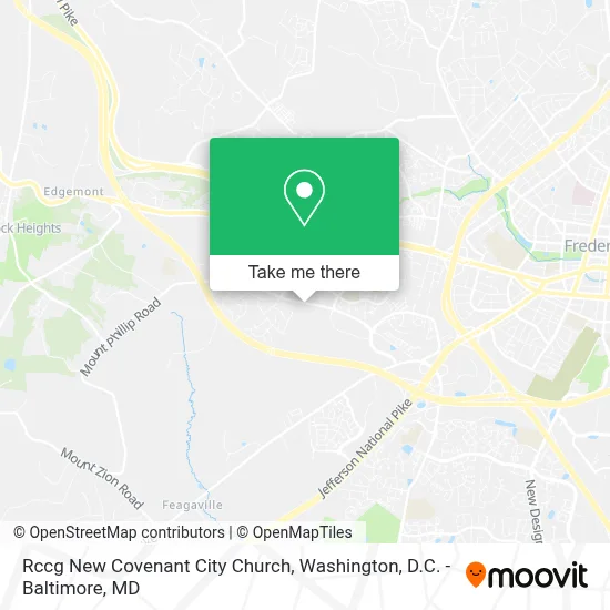 Rccg New Covenant City Church map