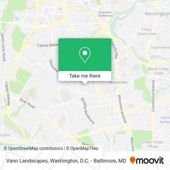 Vann Landscapes map