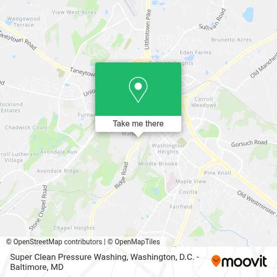 Super Clean Pressure Washing map