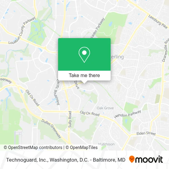 Technoguard, Inc. map