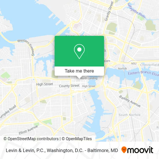 Levin & Levin, P.C. map
