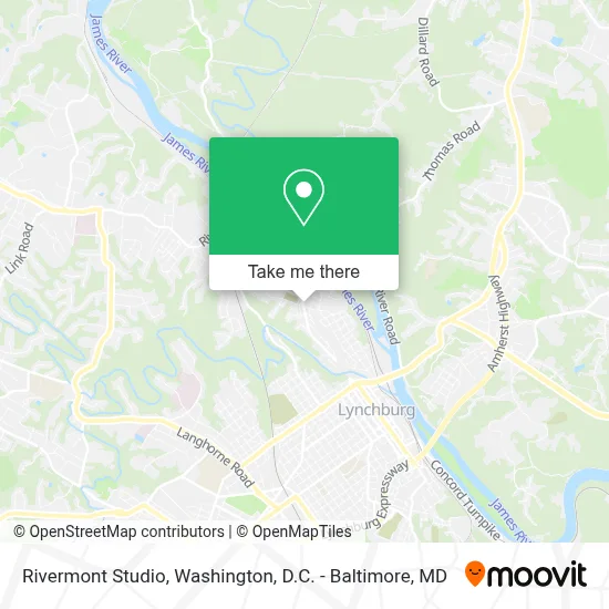 Rivermont Studio map