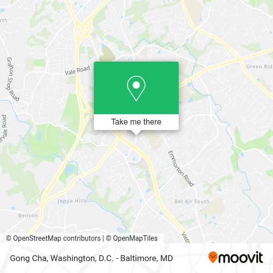 Gong Cha map