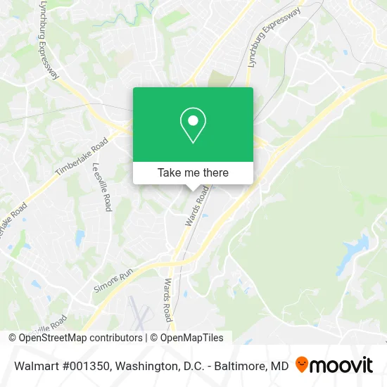 Walmart #001350 map