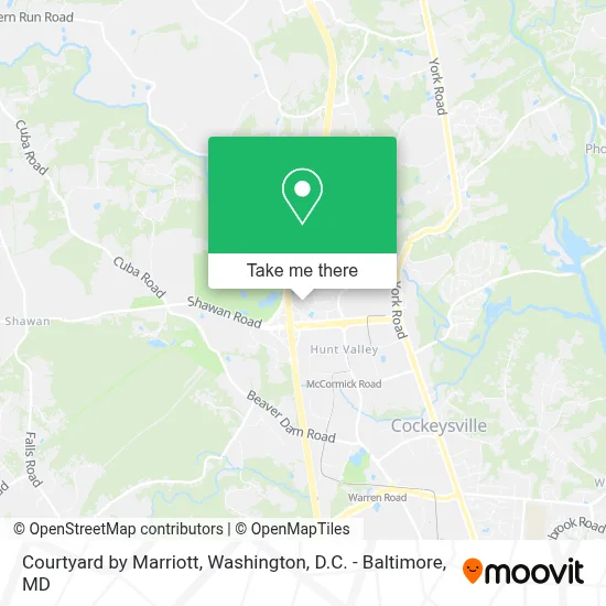 Courtyard by Marriott map