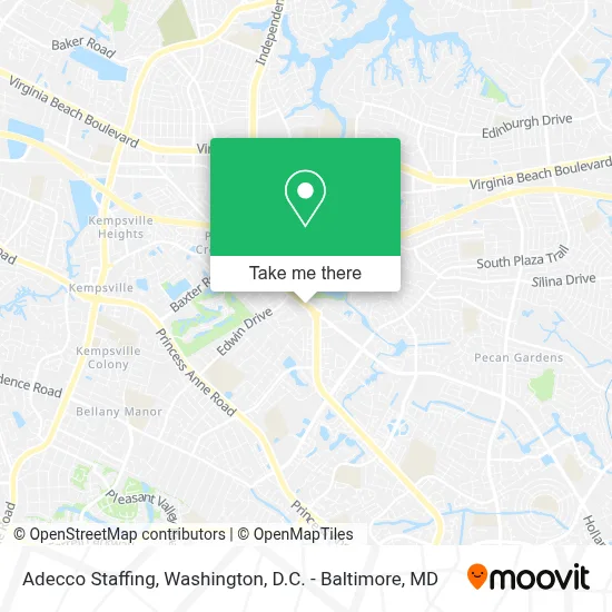 Adecco Staffing map