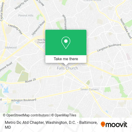 Metro Dc Atd Chapter map