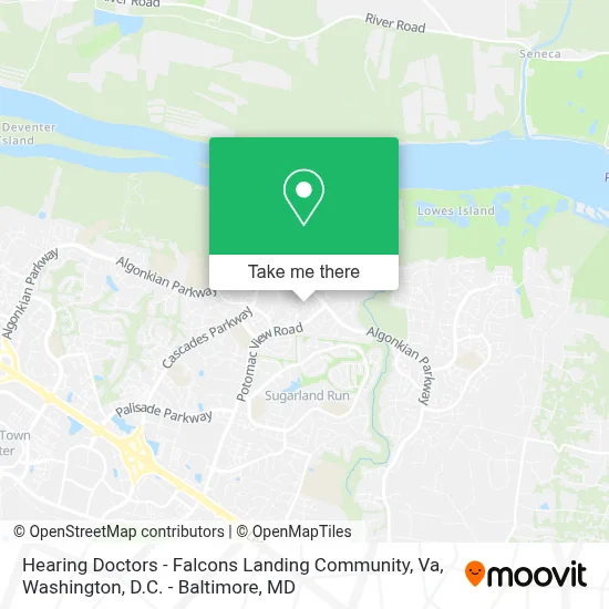 Hearing Doctors - Falcons Landing Community, Va map