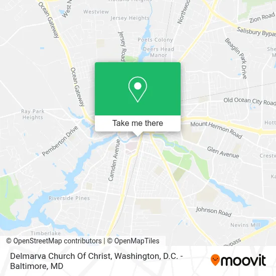 Delmarva Church Of Christ map