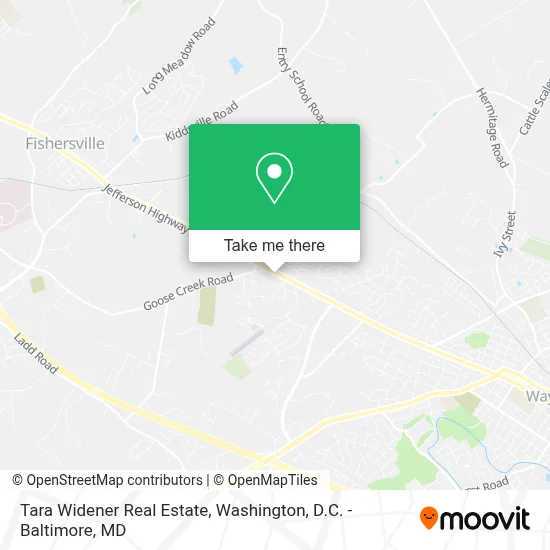 Tara Widener Real Estate map