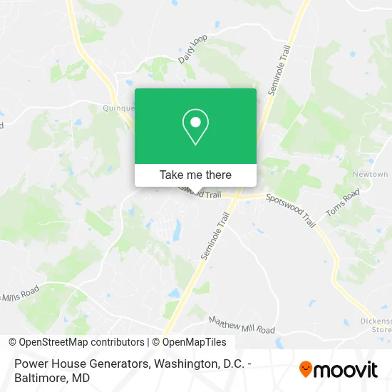 Power House Generators map