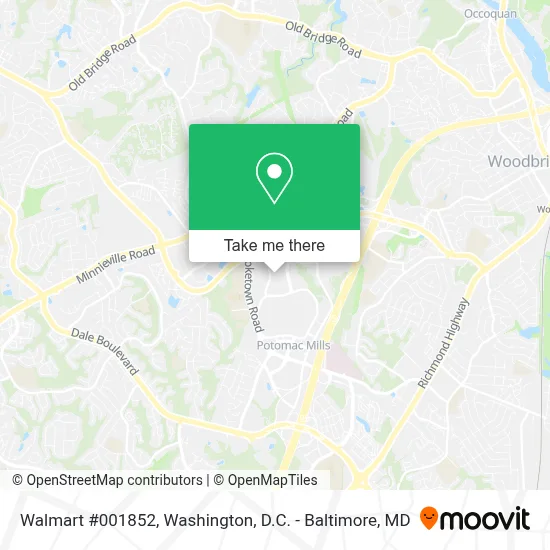 Walmart #001852 map