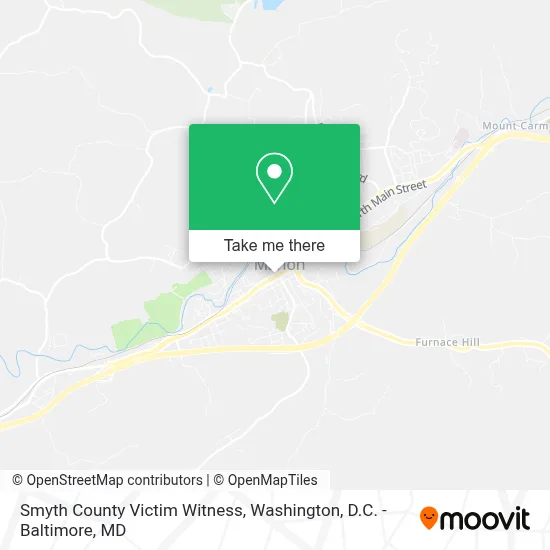 Smyth County Victim Witness map