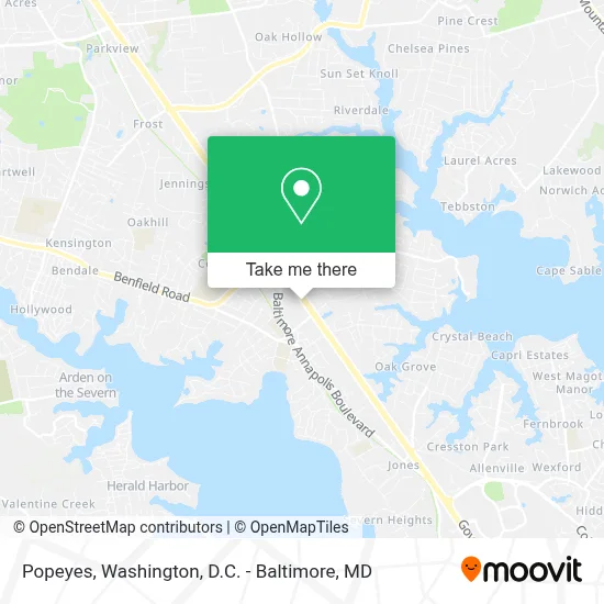 Popeyes map