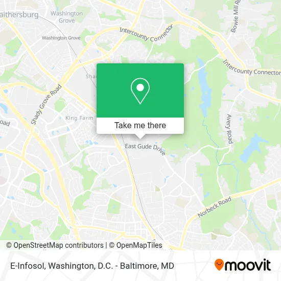 E-Infosol map
