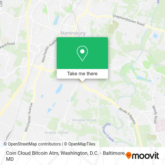 Coin Cloud Bitcoin Atm map