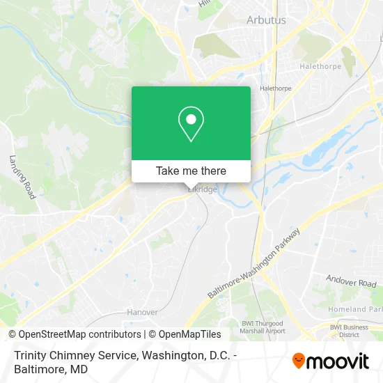 Trinity Chimney Service map