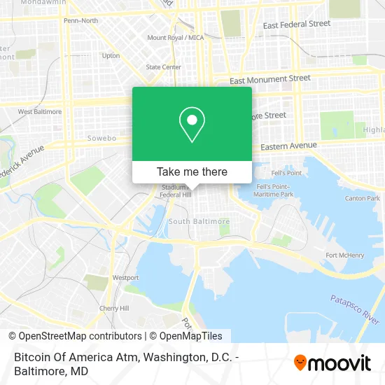 Bitcoin Of America Atm map