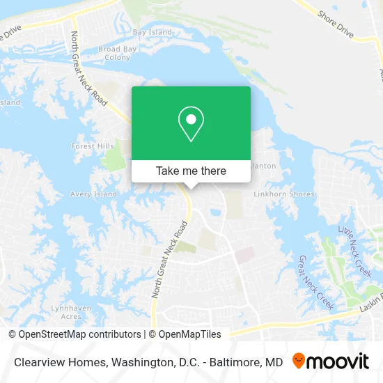 Clearview Homes map