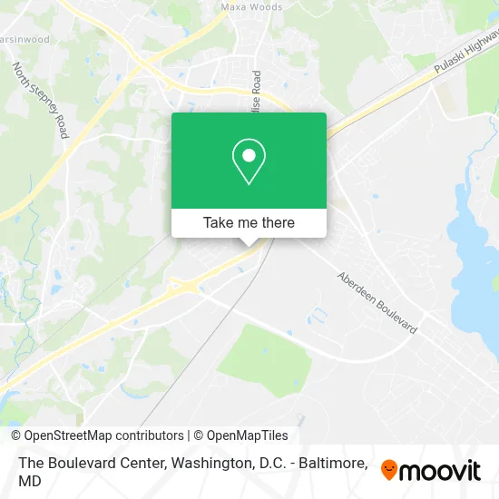 The Boulevard Center map