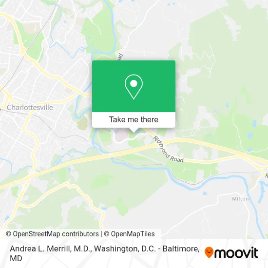 Andrea L. Merrill, M.D. map