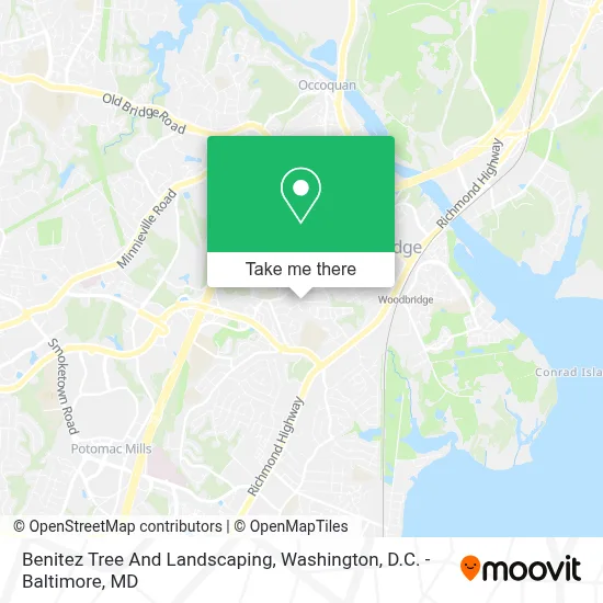 Benitez Tree And Landscaping map
