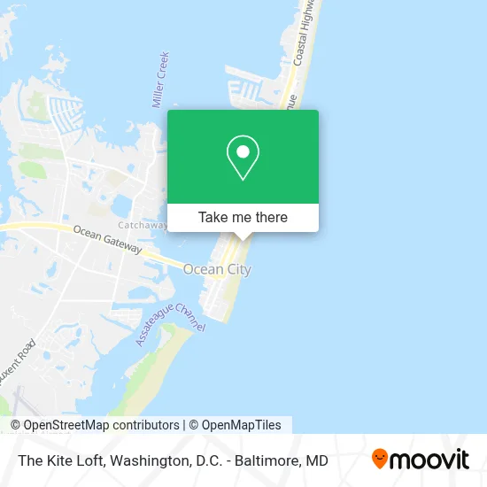 The Kite Loft map