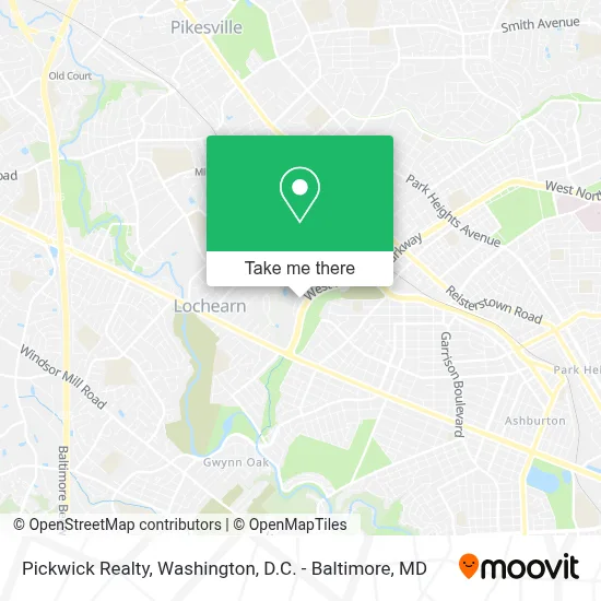 Pickwick Realty map