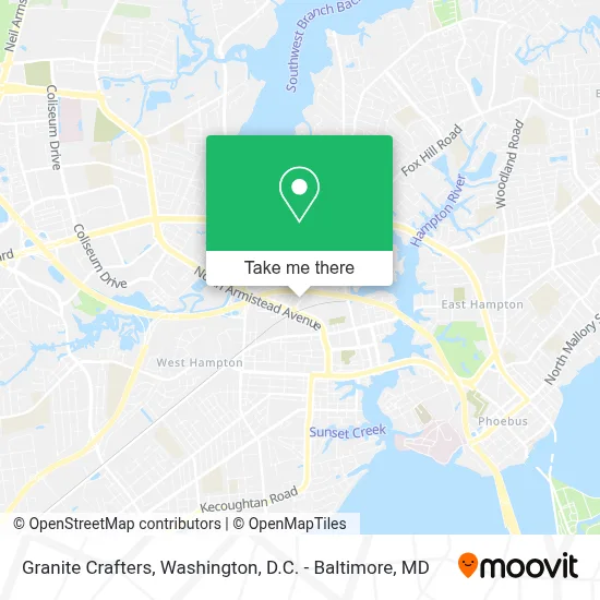 Granite Crafters map