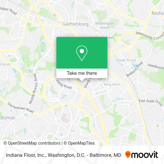 Indiana Floor, Inc. map