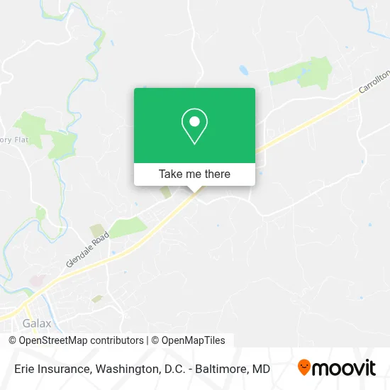 Erie Insurance map
