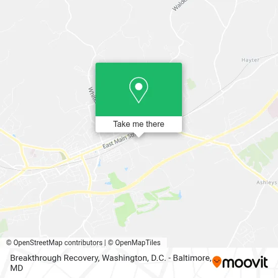 Breakthrough Recovery map