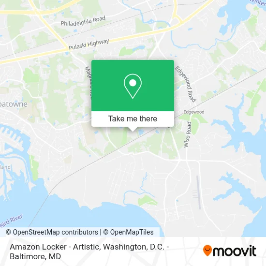 Amazon Locker - Artistic map