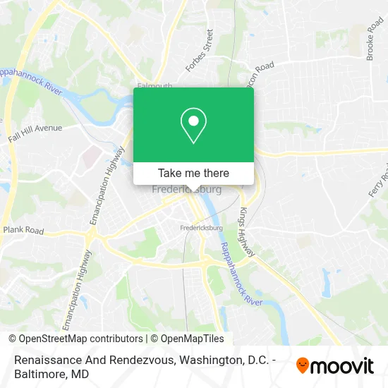 Renaissance And Rendezvous map