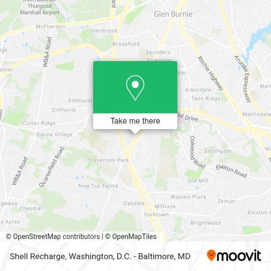 Shell Recharge map