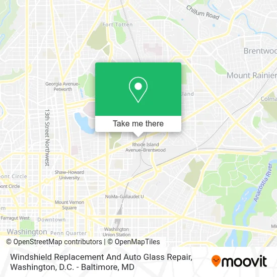 Windshield Replacement And Auto Glass Repair map