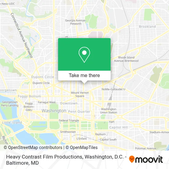 Heavy Contrast Film Productions map