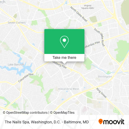 The Nails Spa map